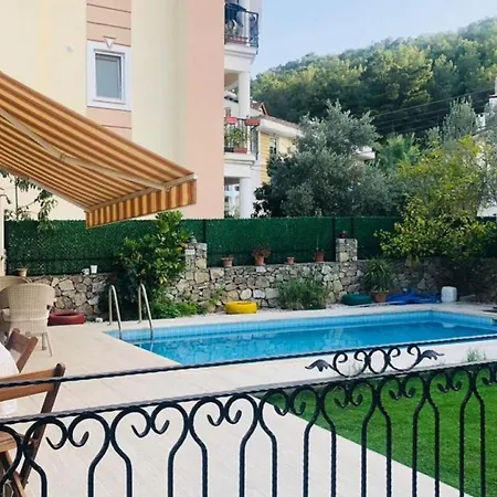 Villa Charming With Private Pool, Garden, Fireplace And Terrace In Fethiye